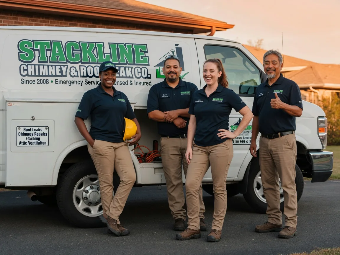 Chimney flashing repair company in Manchester, IL